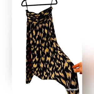 EUC Rachel Roy Harem Jumpsuit strapless LARGE romper